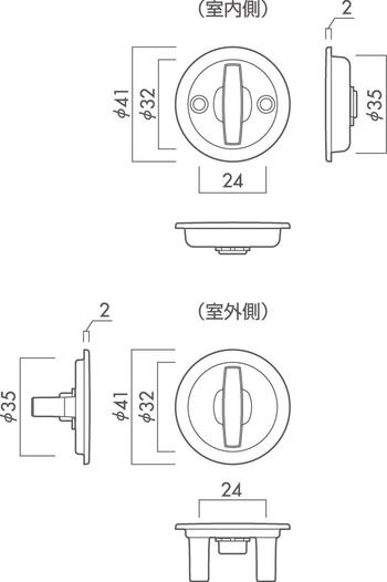製品外観図