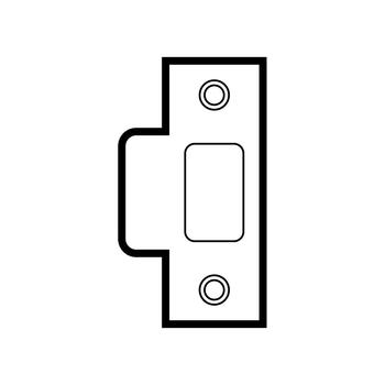 ノブ用ストライク 戸襖錠