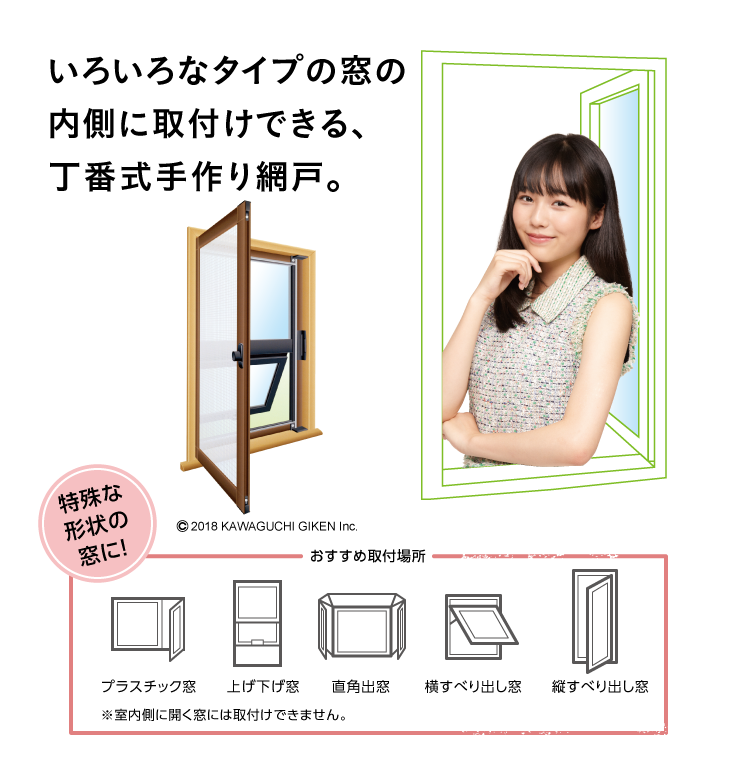 Ok内開きアミド 川口技研
